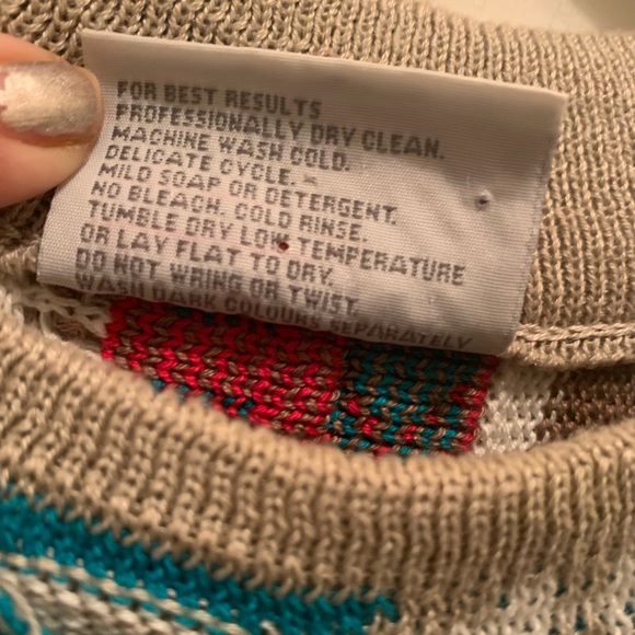 3D Coogi, vintage sweater size xl. - Picture 3 of 5